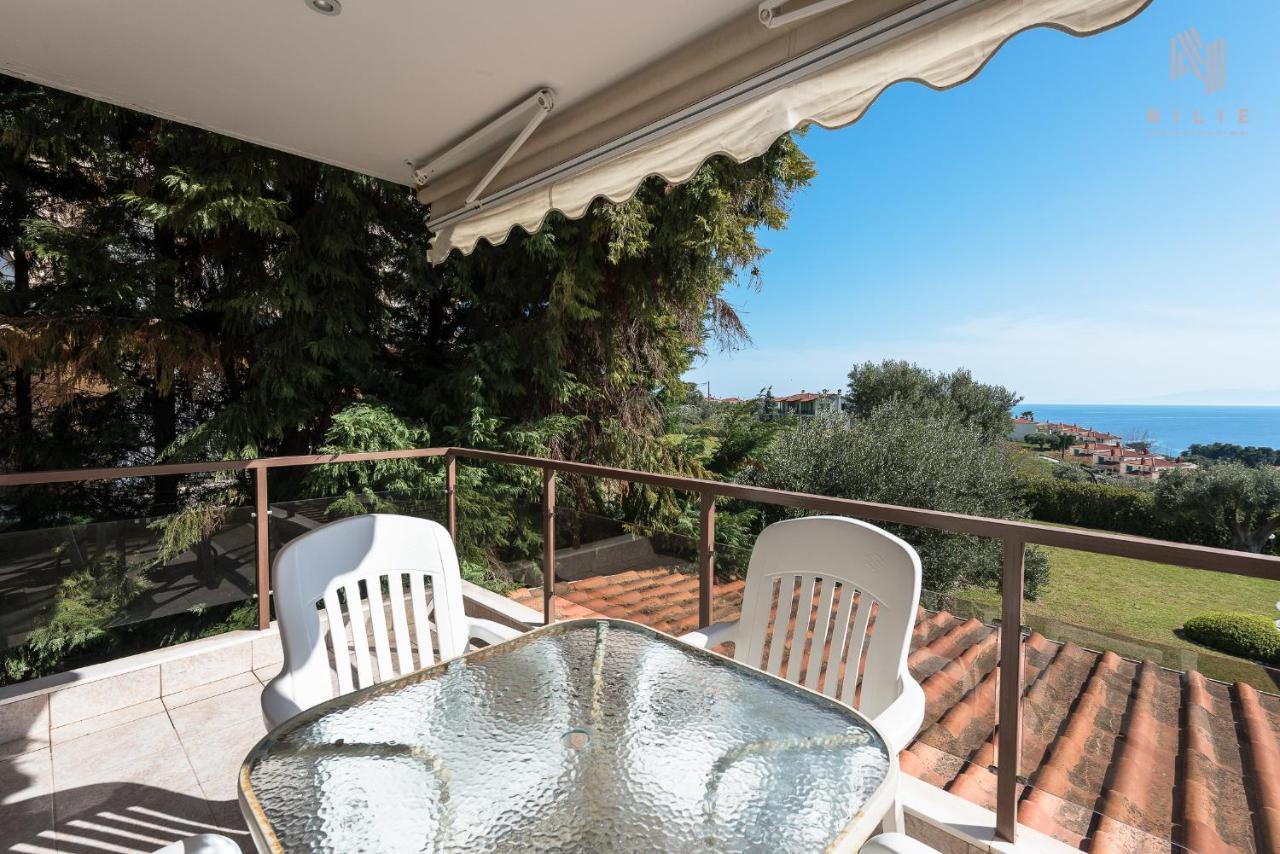 Breathtaking Villa, Nilie Hospitality Mgmt Possidi Exteriör bild